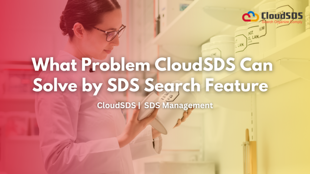 What Problem CloudSDS Can Solve by SDS Search Feature