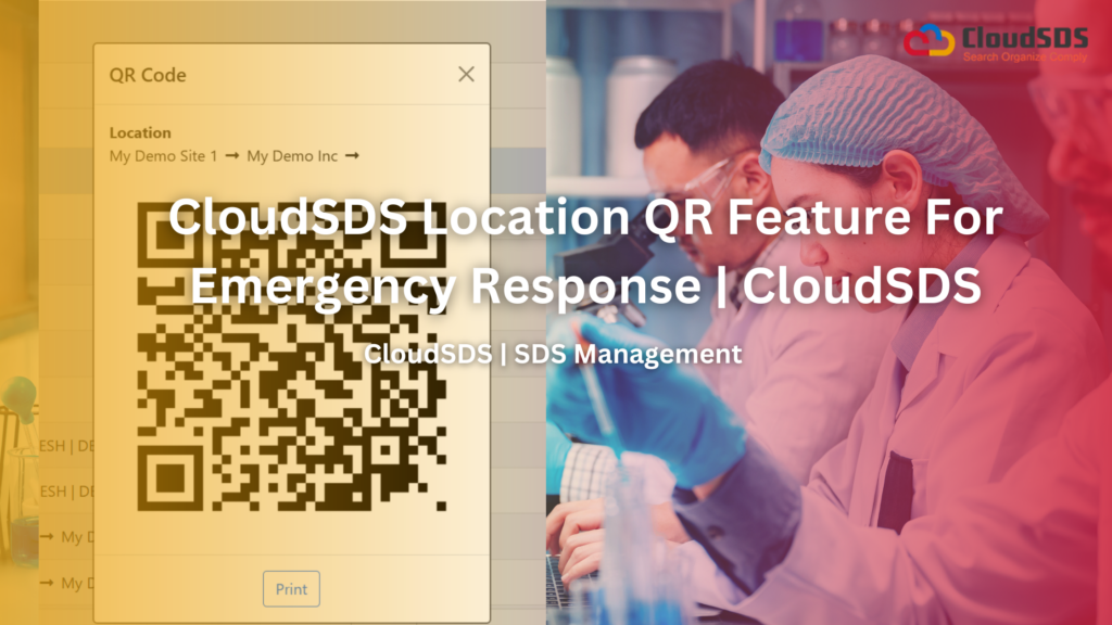Location QR Scan Feature to Find Chemicals Quickly | CloudSDS
