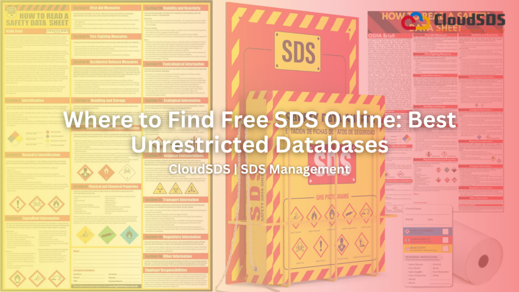 Where to Find Free SDS Online: Best Unrestricted Databases