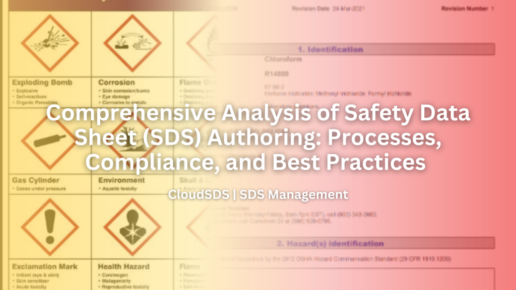 Comprehensive Analysis of Safety Data Sheet (SDS) Authoring: Processes, Compliance, and Best Practices