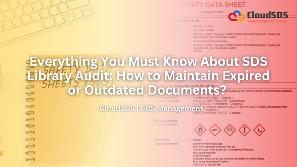 Everything You Must Know About SDS Library Audit: How to Maintain Expired or Outdated Documents?
