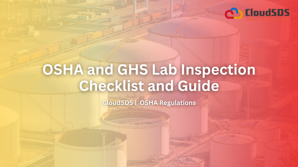 OSHA and GHS Lab Inspection Checklist and Guide