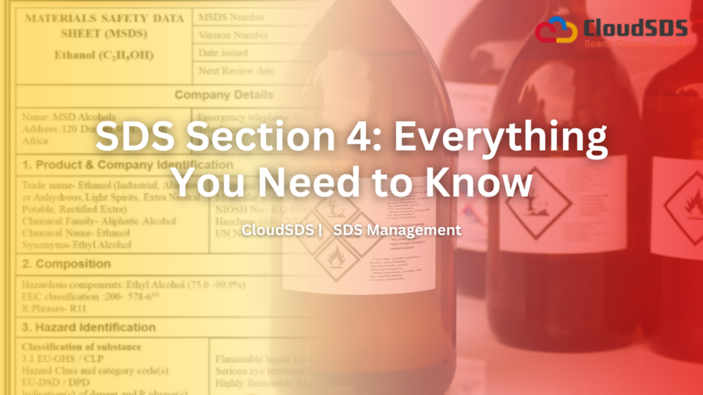 SDS Section 4 Everything You Need to Know