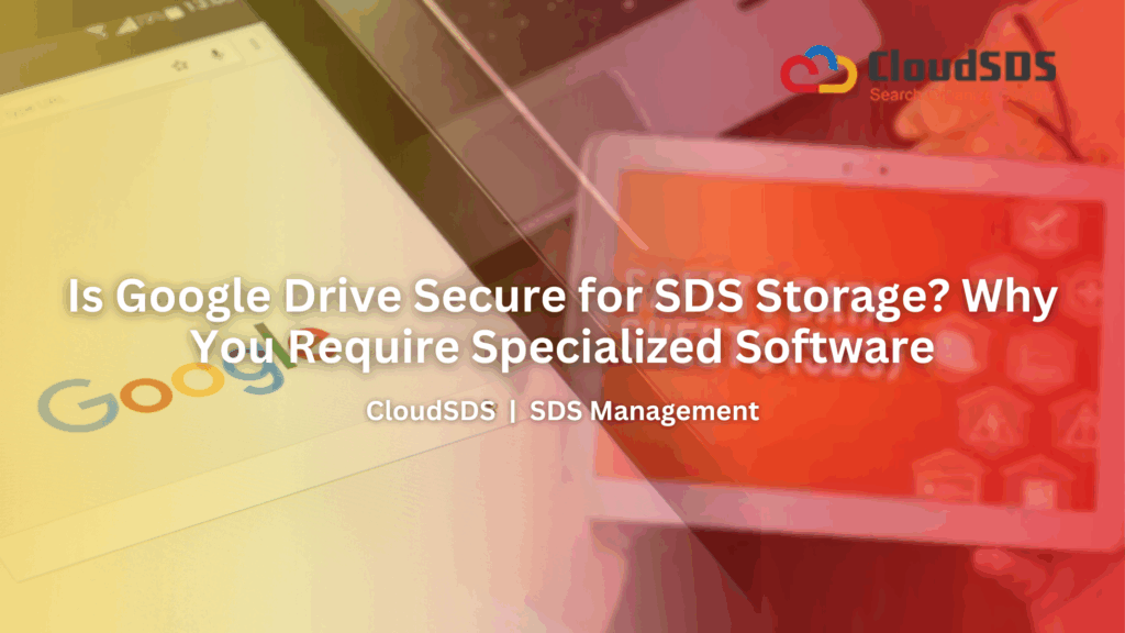 Is Google Drive Secure for SDS Storage Why You Require Specialized Software
